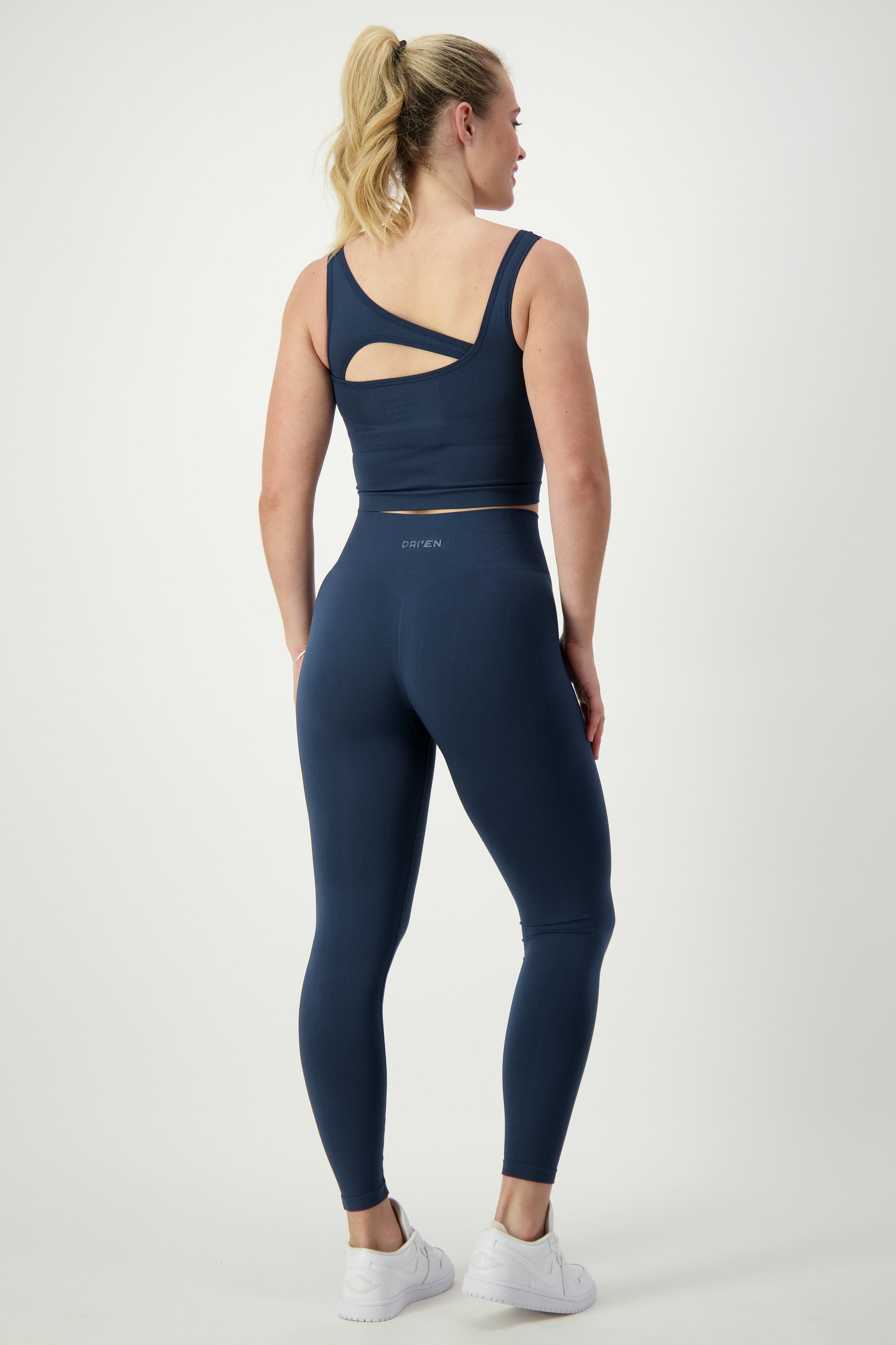 Navy workout tights online